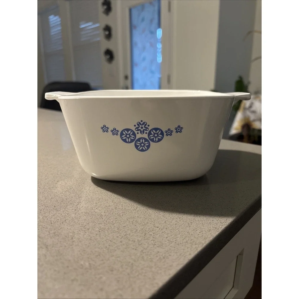 Corning Ware Oil Star Pattern 1 3/4 QT P-1 3/4-B Casserole Dish NO LID‎